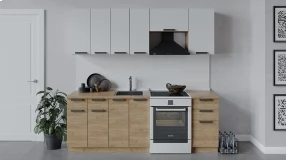 Кухонный гарнитур «Детройт» длиной 220 см